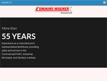 Tablet Screenshot of cummins-wagner.com